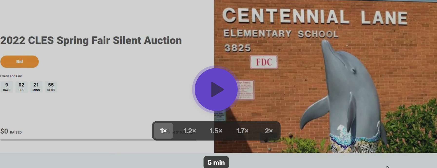 Picture and link to a how to video on how to set up a memberhub account so people can bid on silent auction items